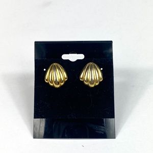 Vintage Gold Plated Shell Studs